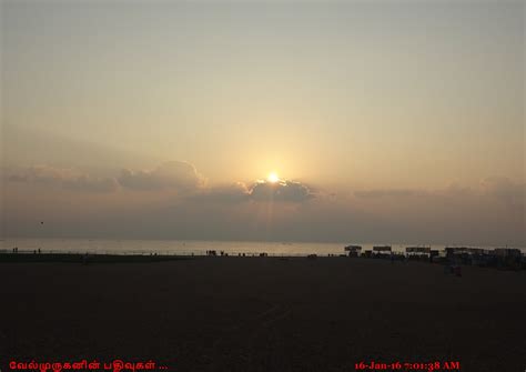 Besant Nagar Beach Sunrise View - Exploring My Life