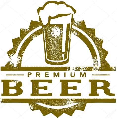 Vintage Premium Beer Stamp — Stock Vector © daveh900 #10838915