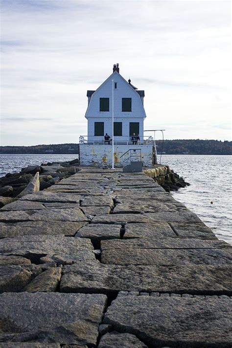 Rockland Breakwater lighthouse, Rockland, Maine New England Lighthouses ...