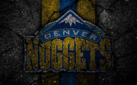 Download NBA Basketball Logo Denver Nuggets Sports 4k Ultra HD Wallpaper