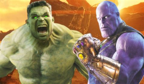 Here's Why The Hulk vs Thanos Rematch NEVER Happened In Endgame