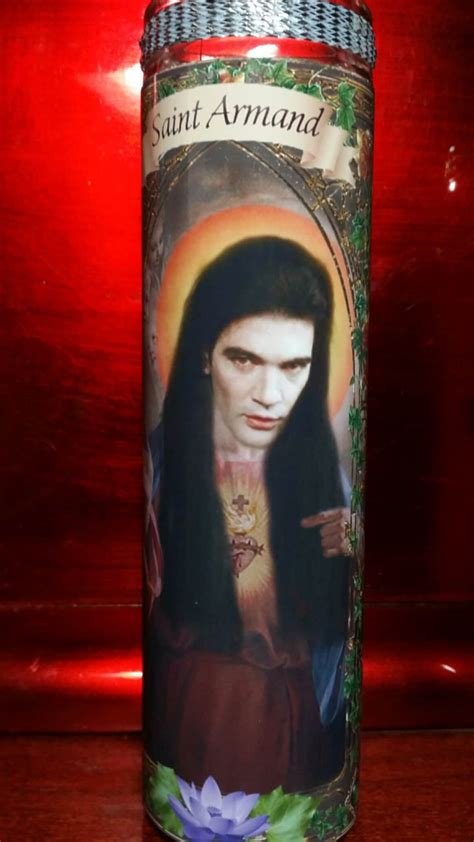 Armand From Interview With a Vampire Antonio Banderas in Celebrity Church Candle Saint Prayer - Etsy