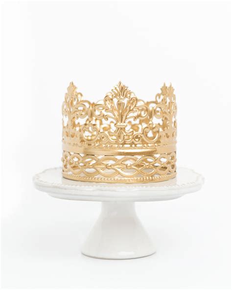 Gold Crown Cake Topper ~ Ivy – The Queen of Crowns