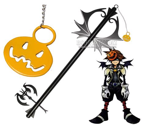 Kingdom Hearts Pumpkin Head Keyblade Cosplay Halloween Town