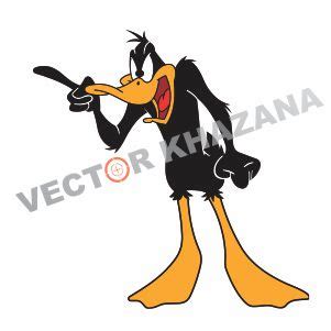 Buy Daffy Duck Cartoon Logo Vector Eps Png File