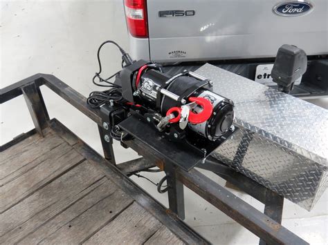 Bulldog 5.2 hp, Low-Profile Trailer Winch w/Mounting Plate - Roller ...