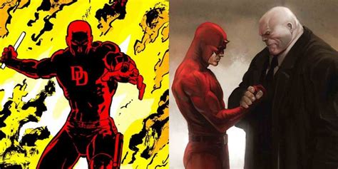 Kingpin versus Daredevil in Marvel Comics