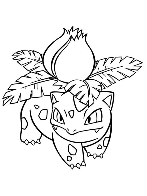 Pokemon Ivysaur coloring pages - Free Printable