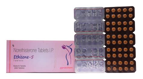 Norethisterone 5mg Tablets, Usage: Commercial, Clinical, Hospital, Personal, Rs 519.6 /box | ID ...