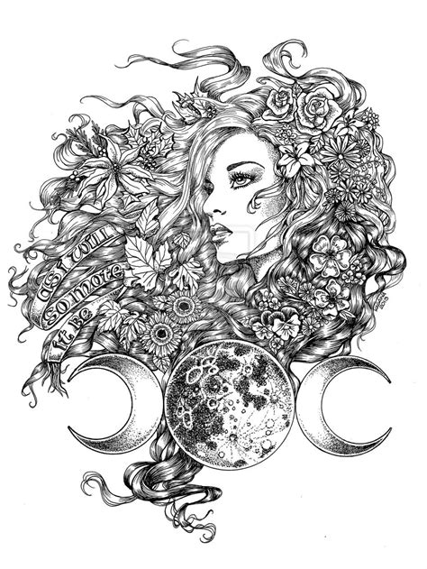 Goddess - The Seasons by LKBurke29.deviantart.com on @deviantART | Goddess tattoo, Drawings ...