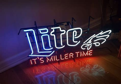 Custom Miller Lite It’s Miller Time Philadelphia Eagles NFL Neon Sign ...