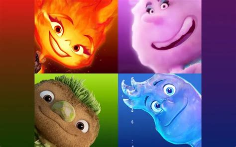 Elemental Character Posters – Meet Ember, Wade, Clod and Gale - Pixar Post | Disney drawings ...