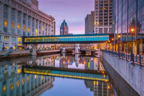 Downtown skyline with Buildings in Milwaukee USA 2169670 Stock Photo at ...