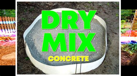 Dry Pour Concrete Mix Stepping Stones. How Easy It Is! - YouTube