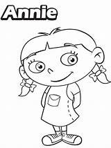 Coloring Pages  Annie sketch template