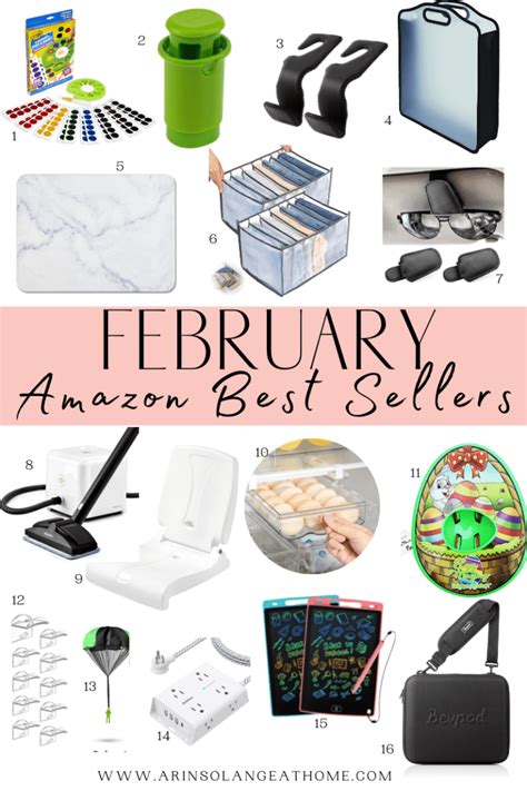 Amazon Best Sellers List - February 2023 - arinsolangeathome