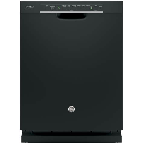 GE Profile 45-Decibel Built-In Dishwasher with Bottle Wash and Hard Food Disposer (Black ...