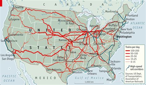 High-speed railroading | America map, Cleveland news, Route map