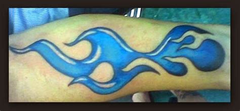 30 Greatest Blue Flame Tattoos Designs and Ideas ~ Tattoos Ideas K