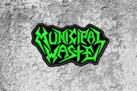 Municipal Waste Band Logo Patch. Crossover Thrash Metal Band | Etsy