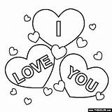 Printable I Love You Coloring Pages sketch template