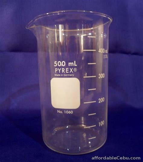 Glass Beaker 500ml Pyrex For Sale Outside Cebu Cebu-Philippines 41411