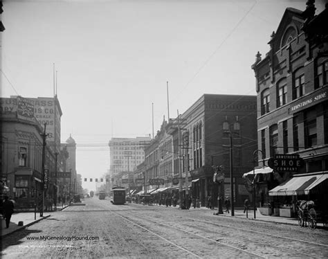 Little Rock, Arkansas, Main Street From Third Street, 1900, historic photo