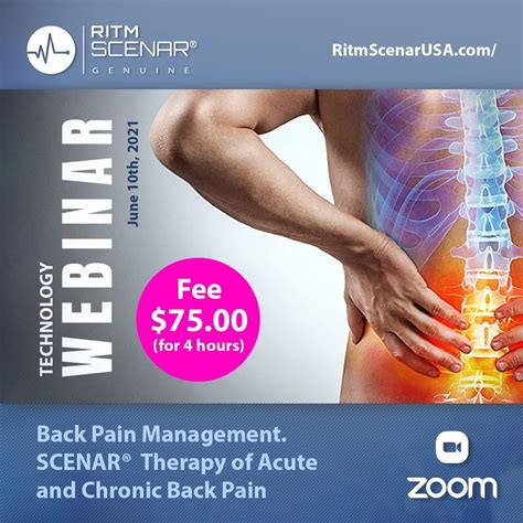 Back Pain Management. SCENAR Therapy®