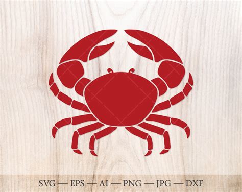 Crab SVG Silhouette, Crab Clipart, Crab Cut File. Crab Boil Svg, Red Crab Svg, Crab Png. Cricut ...