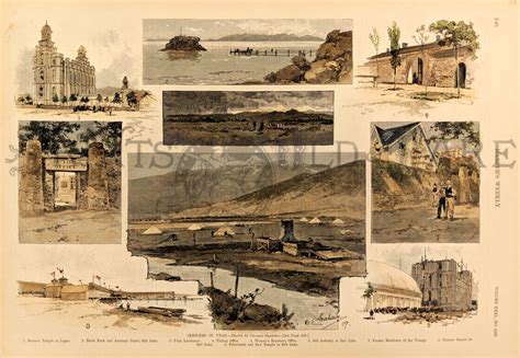 Prints Old & Rare - Utah - Antique Maps & Prints