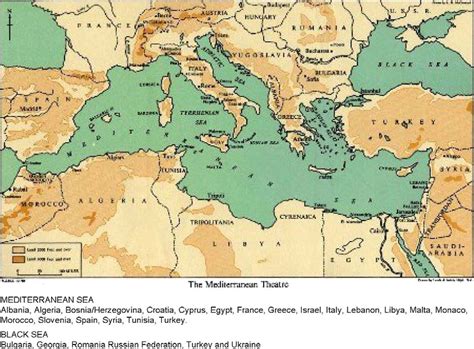 Countries bordering the Mediterranean and the Black Seas. | Download Scientific Diagram