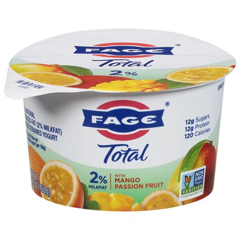 Save on Fage Total Greek Strained Yogurt with Mango Passion Fruit 2% ...