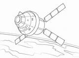 Spaceship Coloring Pages  Coloring pages For Kids sketch template