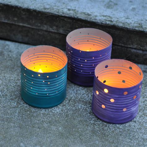 Upcycled Tin Can Luminaries | Hometalk