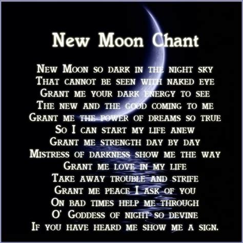 Pin by Diane Murowany on Wicca | New moon, New moon rituals, Moon spells