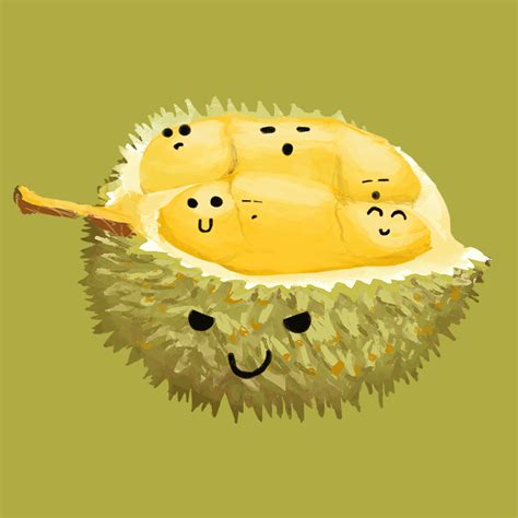 oliver-liao-duren-animation-oligow.gif (800×800) | Fruits drawing, Fruit cartoon, Durian