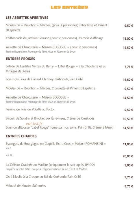 Brasserie Georges à Lyon 2 - menu et photos