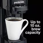 Proctor-Silex® Single-Serve Coffee Maker 49961, Color: Black - JCPenney
