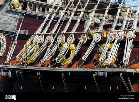 pirate ship in the ancient port of Genoa Stock Photo - Alamy