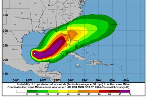 Hurricane Milton Path Map Shows Every State That Will Be Hit - Newsweek