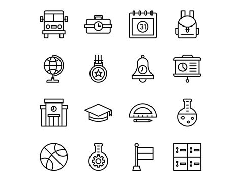 Academic Icon Set by Unblast on Dribbble