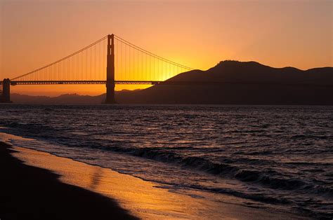 Golden Gate Bridge Sunset Photograph by Donna Doherty - Fine Art America