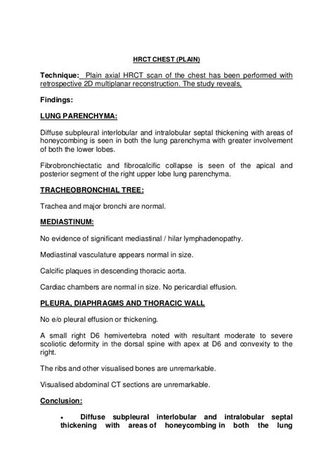 Statim healthcare CT Scan Sample Reports