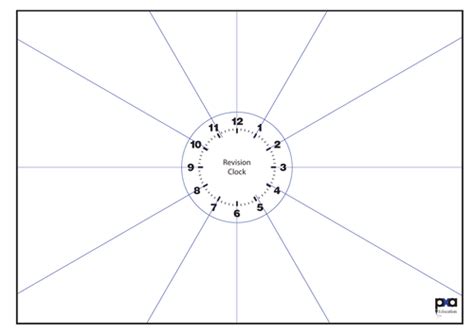 Revision Clock | Teaching Resources