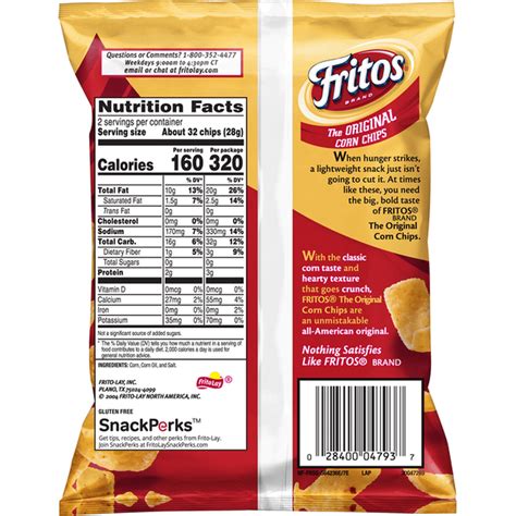 Fritos The Original Corn Chips (2 oz) - Instacart