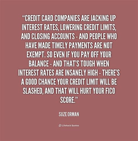 Suze Orman Credit Score Quotes. QuotesGram