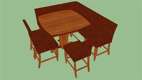 Bar Table Set | 3D Warehouse