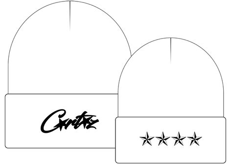 Corteiz 4Allstarz Folded Beanie White - SS22 - GB