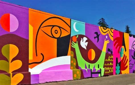 Colorful Street Art Mural