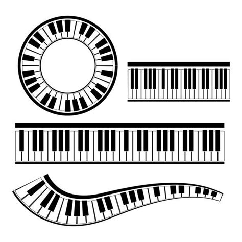 Premium Vector | Keyboard piano vector musical instrument illustration design | Keyboard piano ...